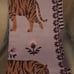 Nicole Miller Oversized Decorative Leopard Print Throw and matching pillow