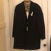 Wool Cashmere men’s elegant black coat 4
