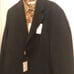 Wool Cashmere men’s elegant black coat 4