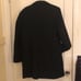 Wool Cashmere men’s elegant black coat 4