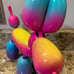 Vintage Squeakee The Balloon Dog - Rainbowie The Rainbow Dog. Plastic 12”.