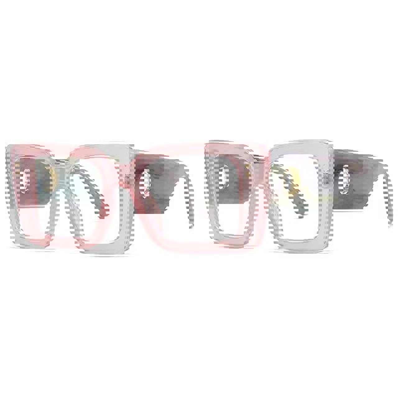 Women's Pink and Multi Sunglass