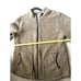 LEVEL 8-WOMENS BROWN COZY FULL ZIPUP CLOSURE SIDE POCKETS SHERPA SWEATER SIZE XL