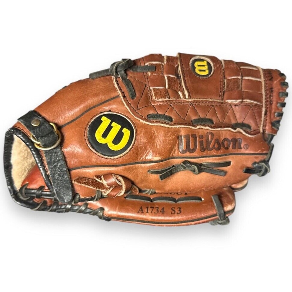 Vintage Baseball Mitt Pro Select A1734S3 Steerhide Right Hand Throw