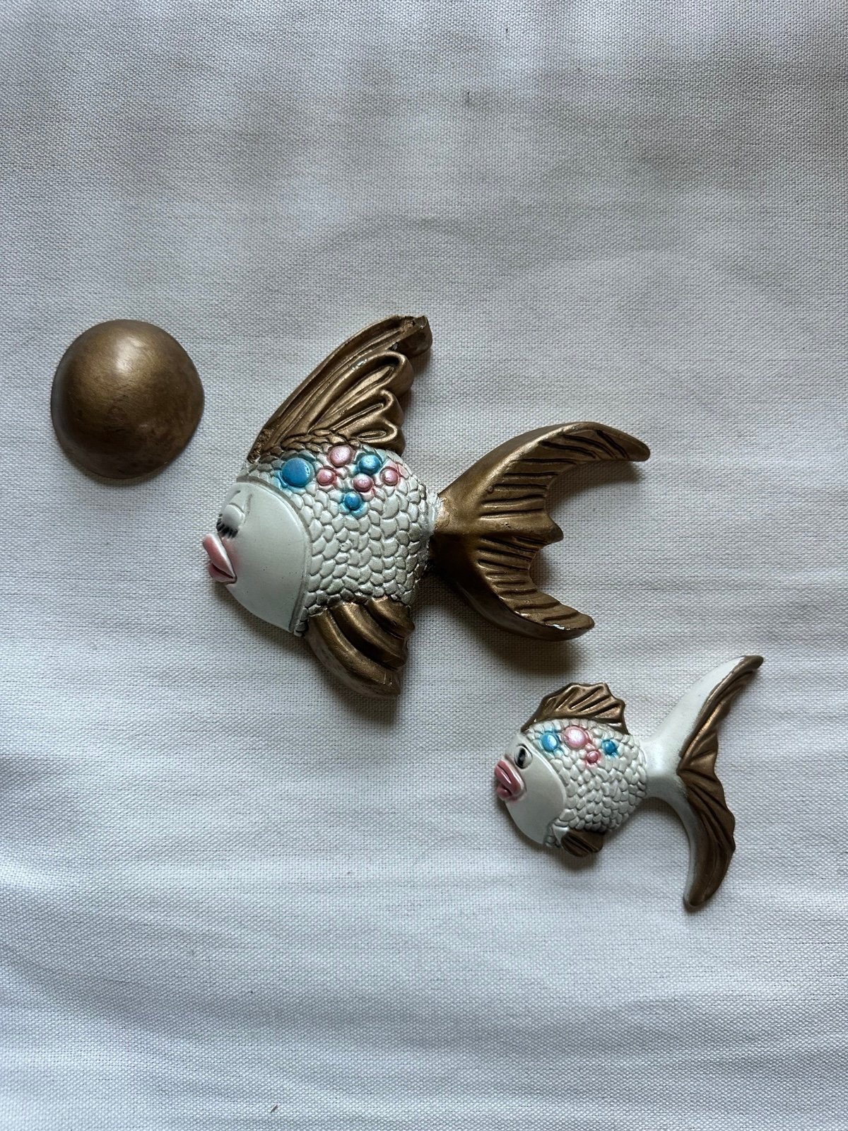 Midcentury Chalkware Fish