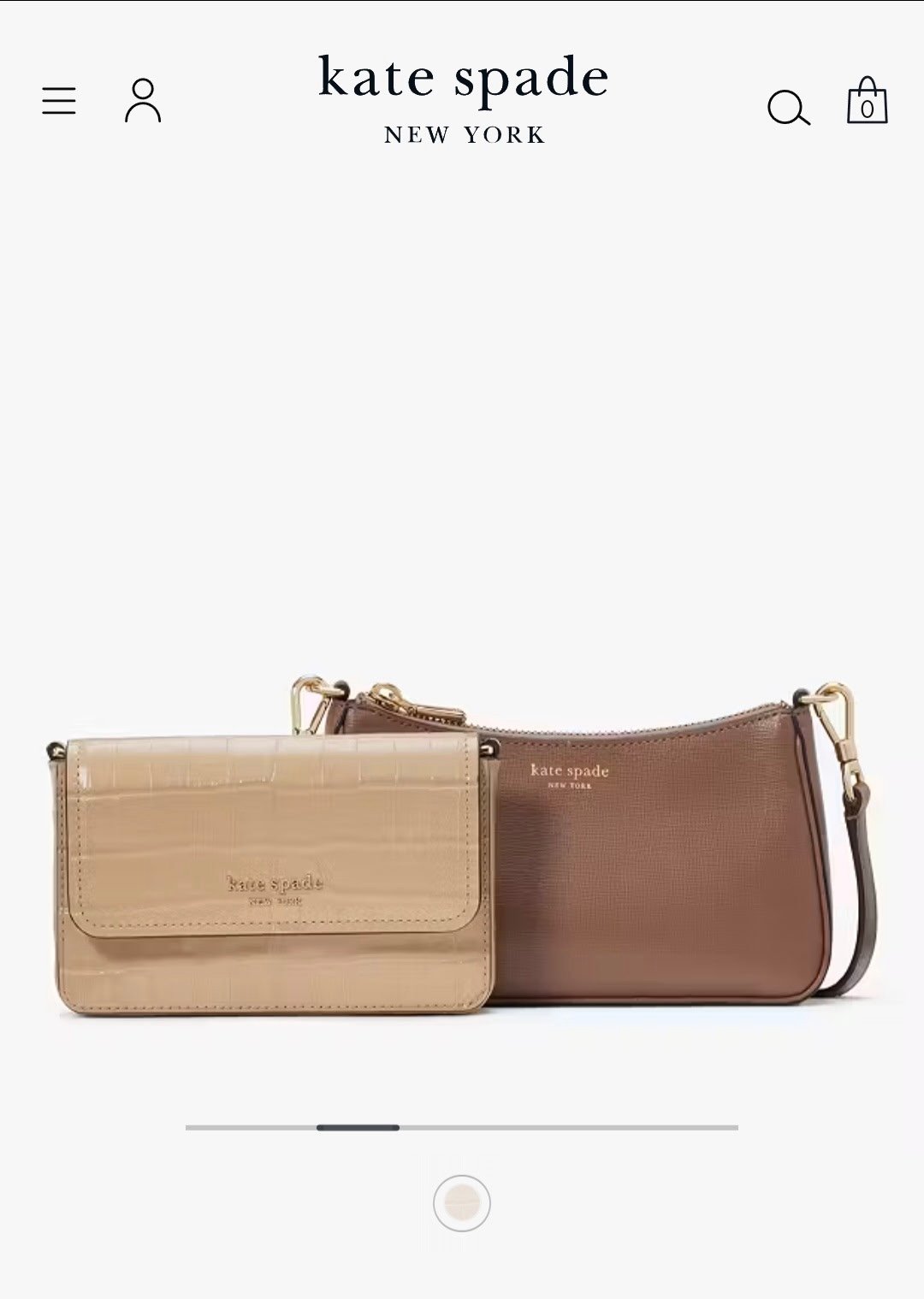 Kate Spade Duet Leather Crossbody