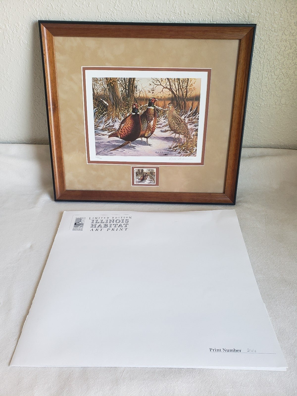 Limited Edition Habitat Stamp and Print