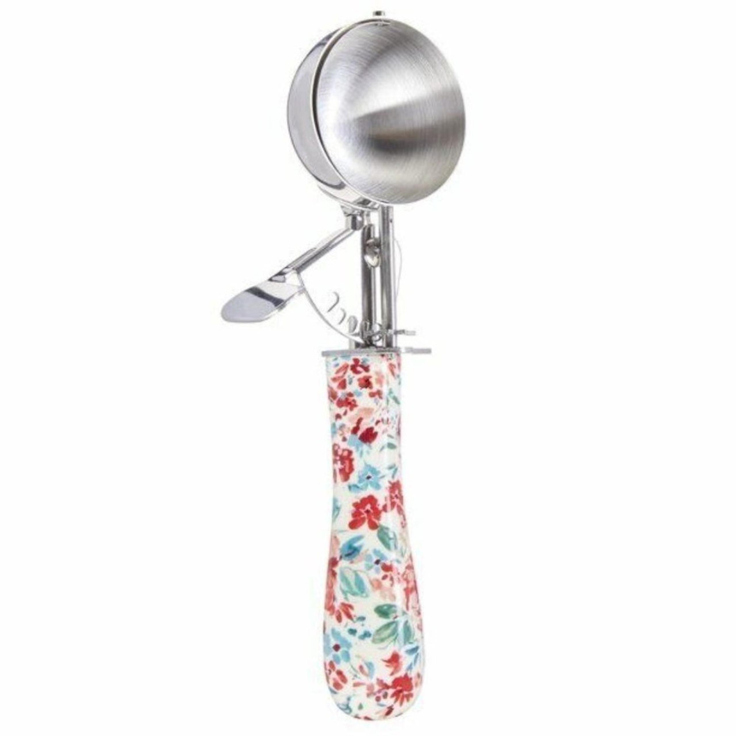 Pioneer Woman Gorgeous Garden Ice Cream Scoop Stainless Steel Acrylic Handle NEW