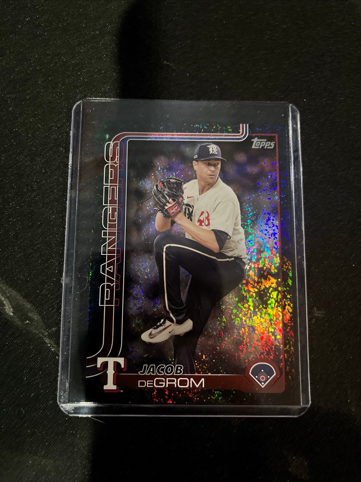 Topps Series 1 Jacob Degrom black parallel /10