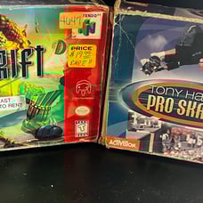 Nintendo 64 CIB lot of 2. Boxes definitely have that vintage look.