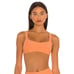 L*Space Jess Bikini Top in Tangy Orange Size Medium NWT