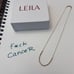 Custom Morse Code Necklace “F*ck Cancer”