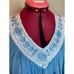 Sun dress tie dye muu muu boho blue white