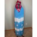Sun dress tie dye muu muu boho blue white