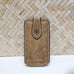 Ariat Double Stitching Leather Cell Phone Case (Brown, Large)