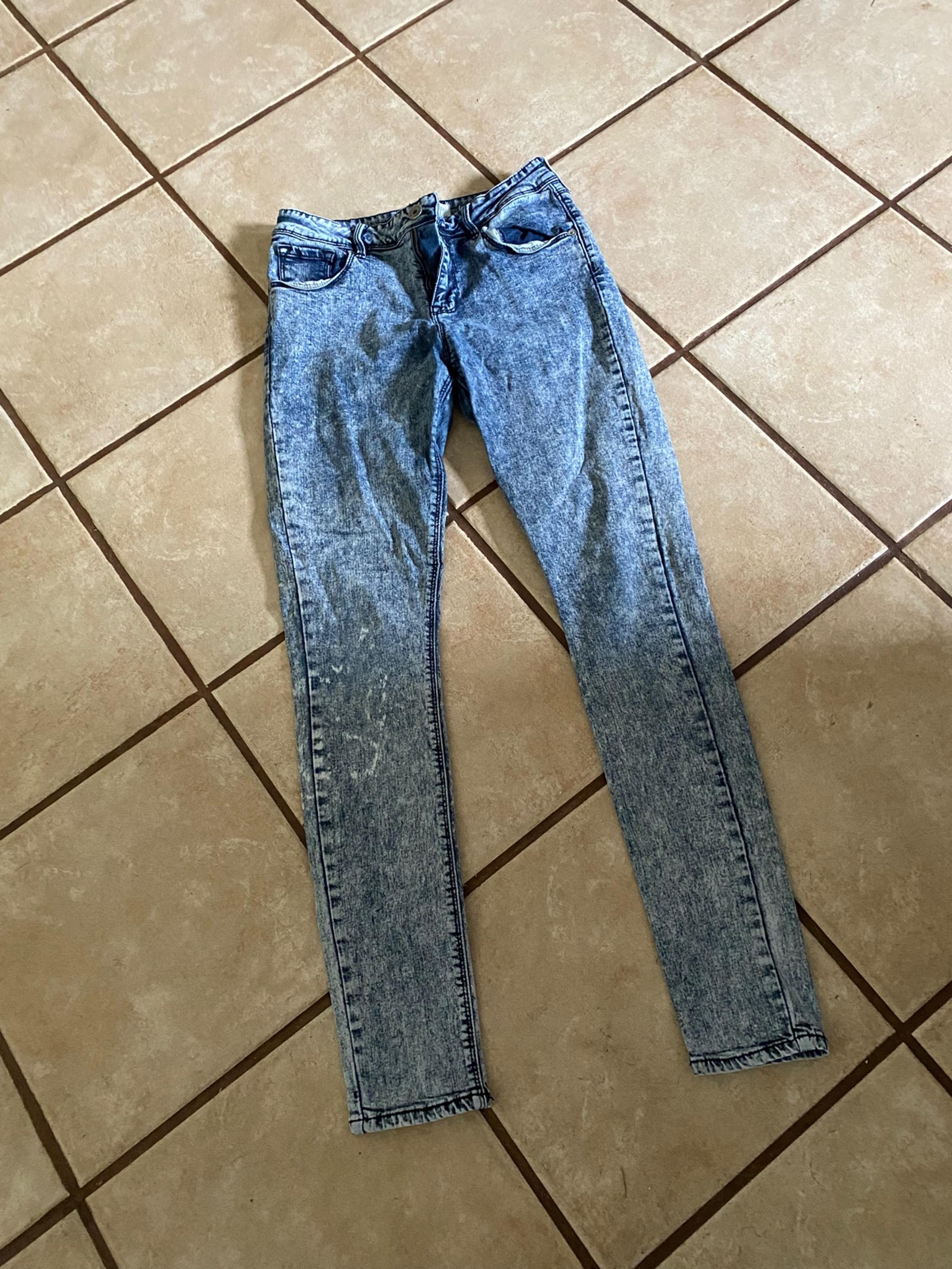 Jeans Vintage High Rise Leggings/Jeggings Size 7 Acid Wash By Bullhead