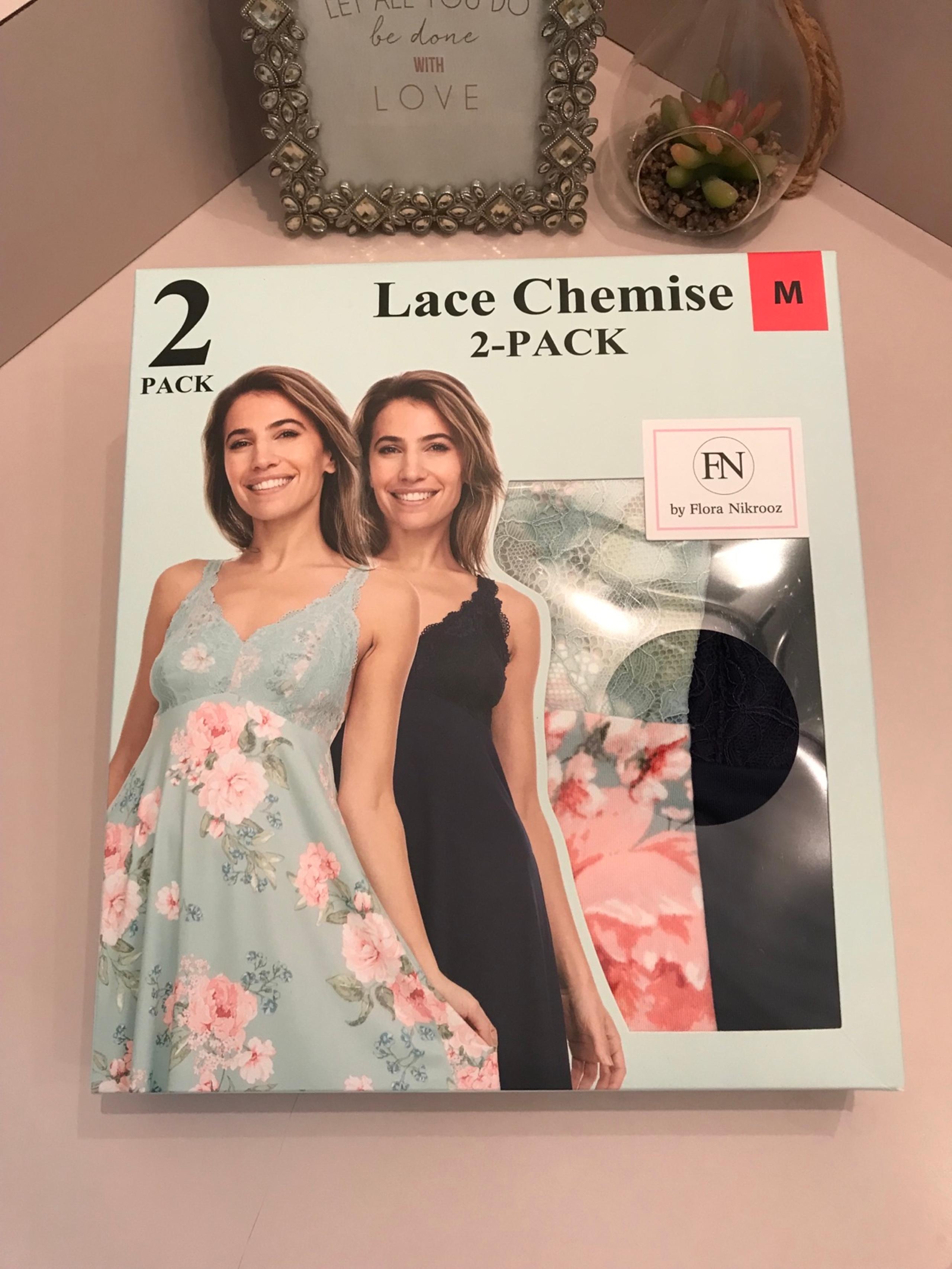 Flora Nikrooz Lace Chemise 2-Pack Sz Medium