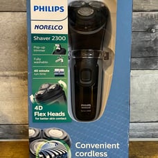 Philips Norelco Shaver 2300 Cordless Men's Dry Electric Shaver (S1211/81) Sealed