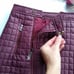 WORTH New York quilted midi skirt