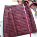 WORTH New York quilted midi skirt