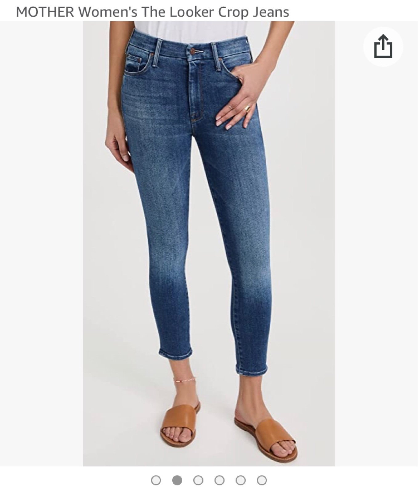 Mother “The Looker Crop” Jeans Size 25