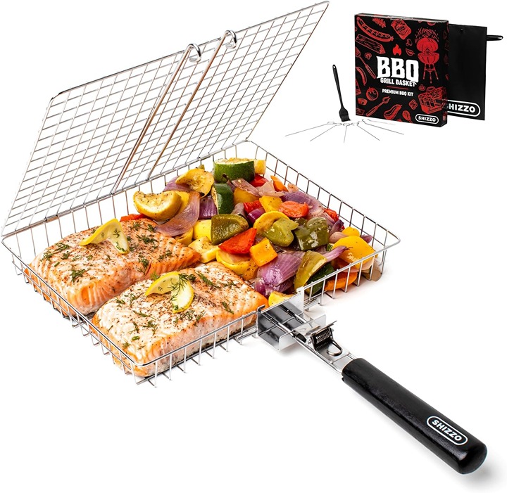 Grill Basket Barbecue BBQ Grilling Basket