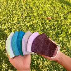 Set of 6 High Quality Linen Masks