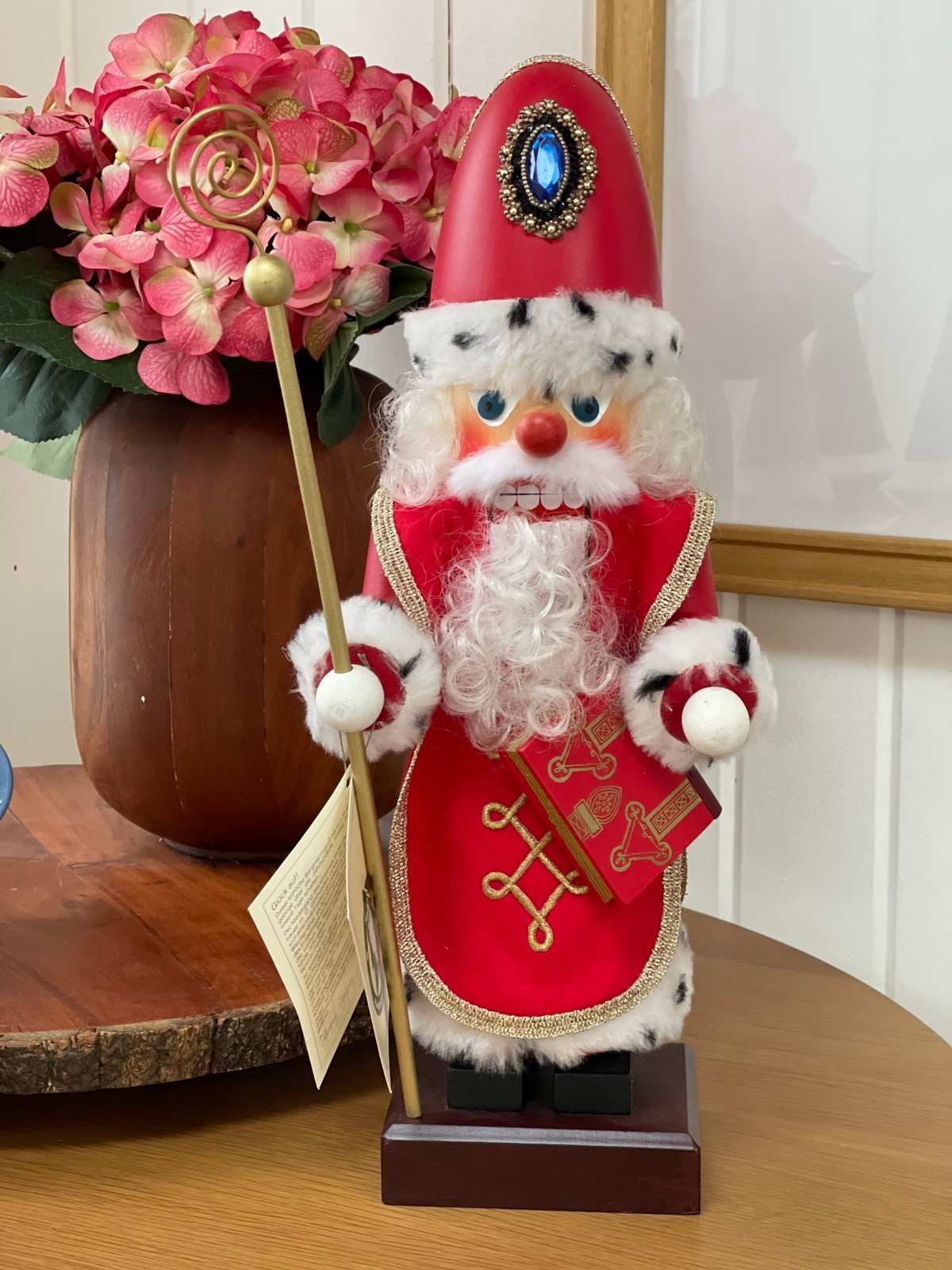 Seiffener Nutcrackers by CHRISTIAN ULBRICHT - St Nicholas - Santa HTF Vintage