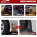 2015-2020 F-150 Mud Flaps Splash Guards Tire Protector No Need to Drill Holes