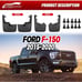 2015-2020 F-150 Mud Flaps Splash Guards Tire Protector No Need to Drill Holes