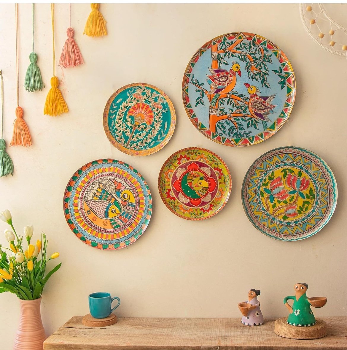 Madhubani Iron Wall Art