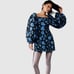 Free People Aureta Blue Jacquard Mini Dress Size XL NWOT Brand new without tag