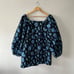 Free People Aureta Blue Jacquard Mini Dress Size XL NWOT Brand new without tag