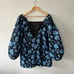 Free People Aureta Blue Jacquard Mini Dress Size XL NWOT Brand new without tag
