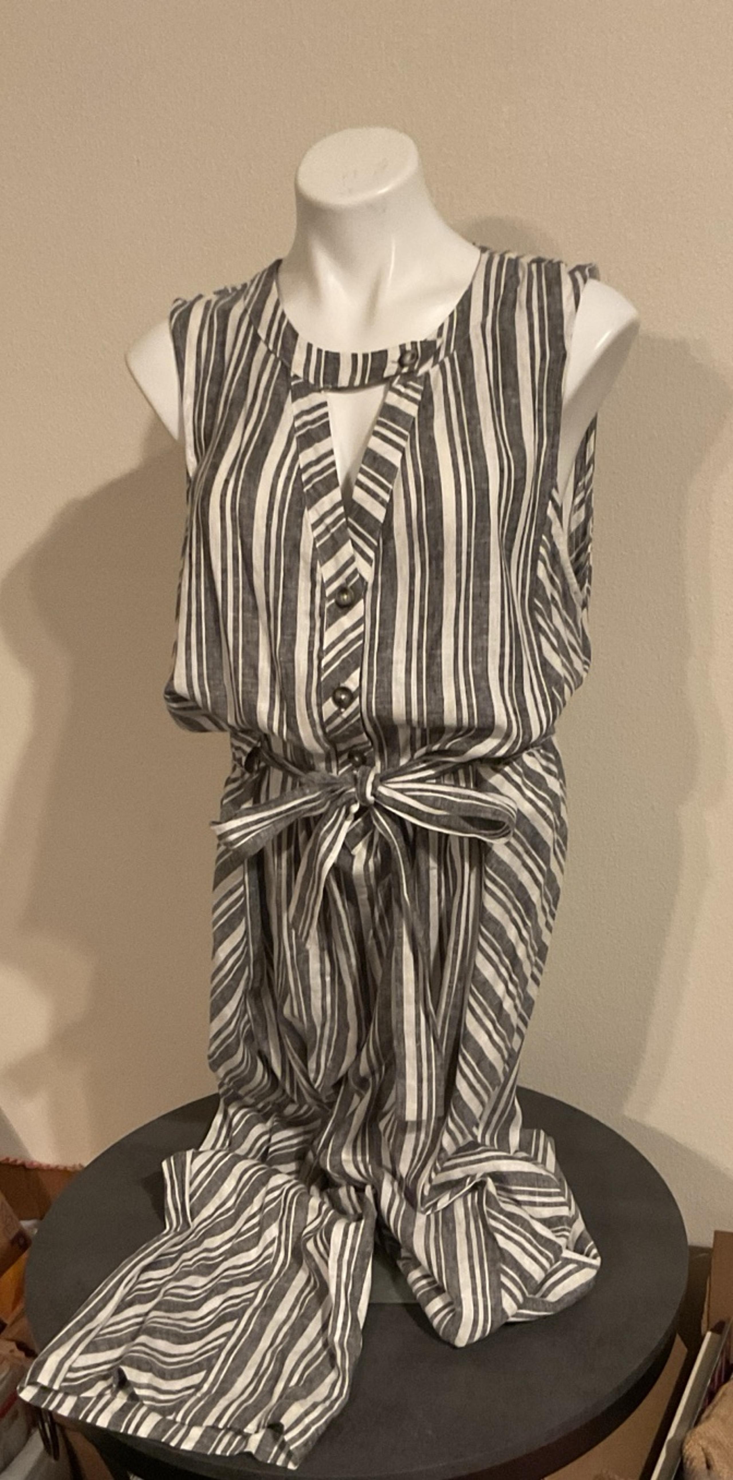 Laundry by Shelli Segal Linen Jumpsuit sz.12