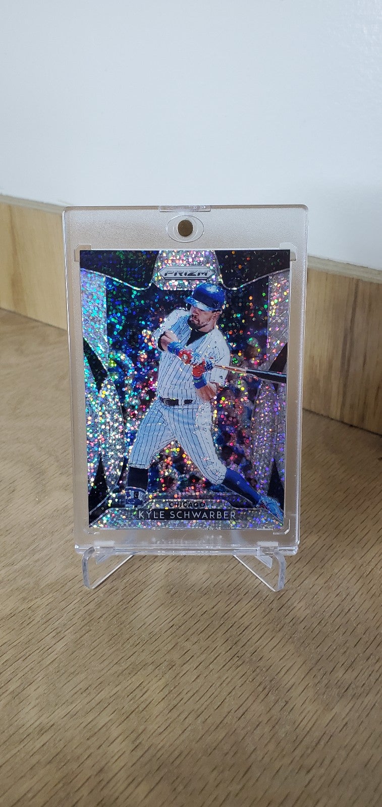 Kyle Schwarber /20 RARE White Sparkle Prizm Holo