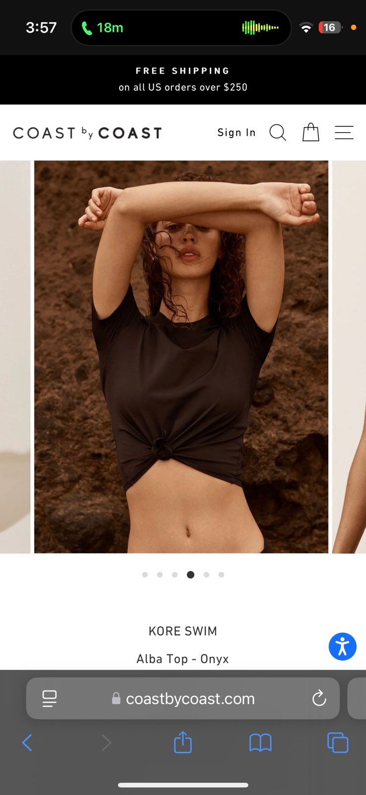 kore swim Alba Top