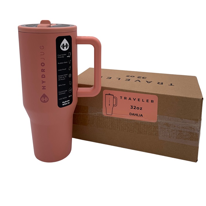 HydroJug Traveler 32 oz – Dahlia Limited Edition Tumbler