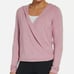 Calia by Carrie Underwood Womens Small Effortless Wrap Hooded Top Mesa Rose Pink