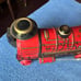 Vintage Western Locomotive Red Tin Train !!!!