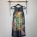 Anthropologie Moulinette Soeurs Varese Silk Dress Black Swing Pleated Size 2