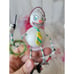 Dept 56 Freddys hang up glitterville new snowman ornament flakes handyman Xmas t