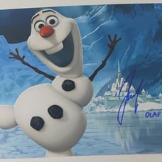 Frozen Olaf 11x14 Photo Autographed Josh Gad