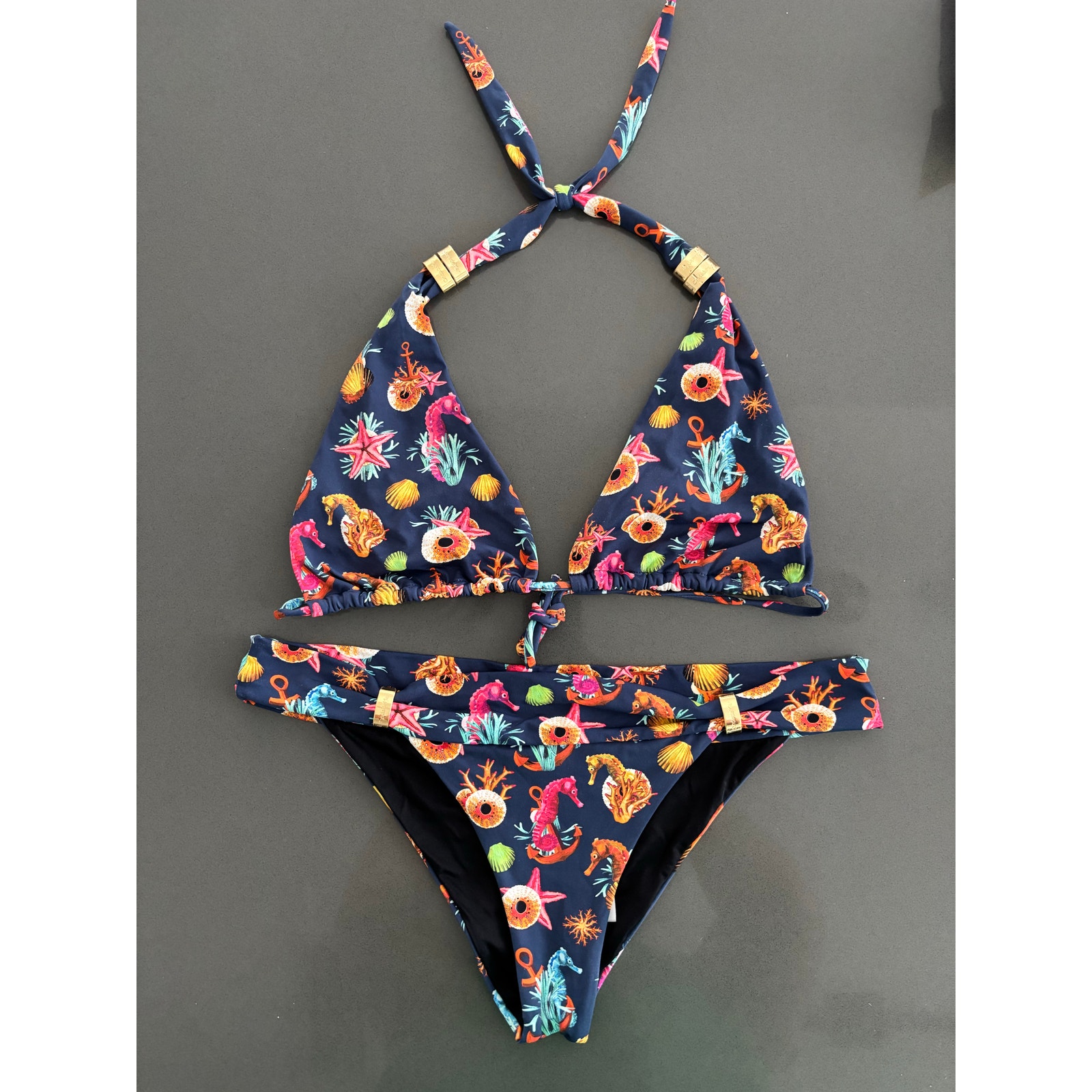 RARE ONDADE MAR COLOMBIA SEA URCHIN BIKINI SIZE M/L