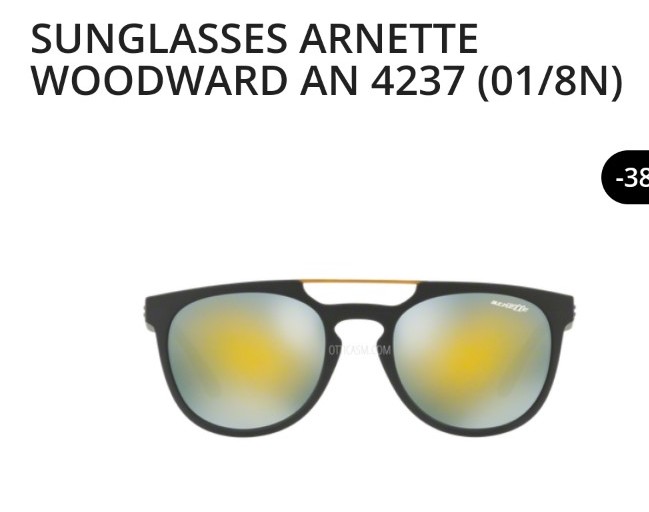 Arnette men's AN4237 C52 Sunglasses