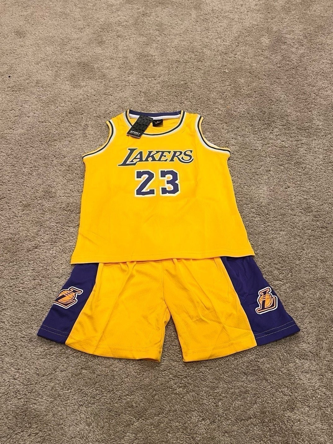 Lebron James Lakers Youth S Jersey & Shorts