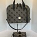 Dooney & Bourke Monogrammed Jacquard Domed Zip Zip Satchel w/ Matching Wristlet