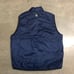 Vintage Y2K Nike Reversible Full Zip Puffer Vest Jacket Men’s XL Navy/Grey