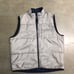Vintage Y2K Nike Reversible Full Zip Puffer Vest Jacket Men’s XL Navy/Grey