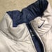 Vintage Y2K Nike Reversible Full Zip Puffer Vest Jacket Men’s XL Navy/Grey
